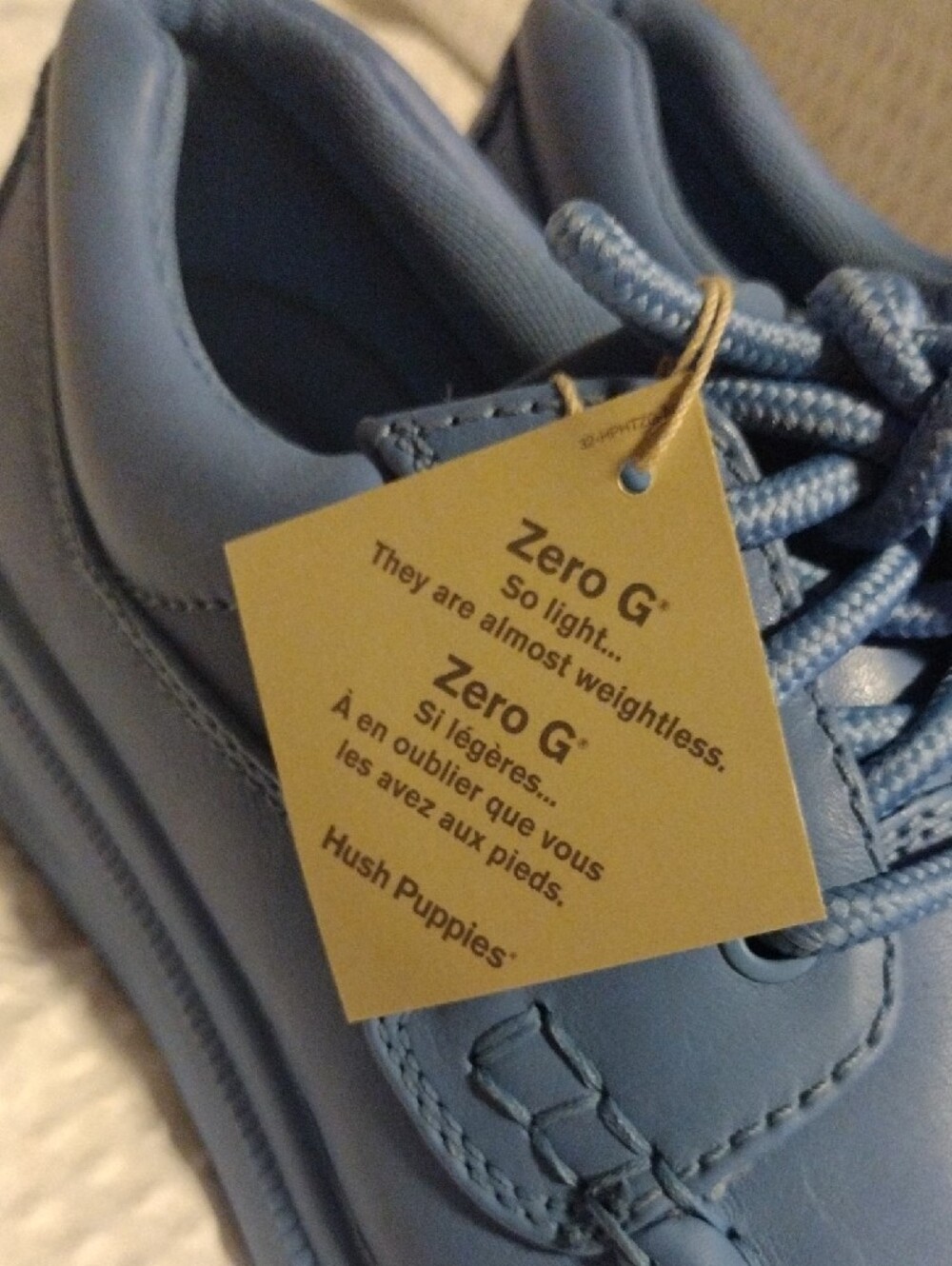 Hush Puppies Men’s Gus Light Blue Boat Shoes - Picture 8 of 11